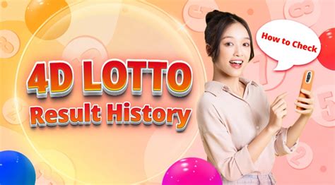 check 4d history|4D Lotto Result History and Summary .